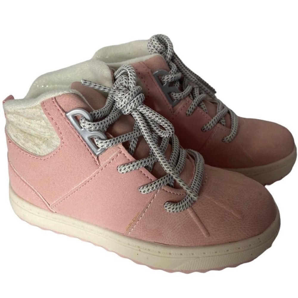 OshKosh B'gosh Girl’s 9T Wistman High-Top Pink Sneakers